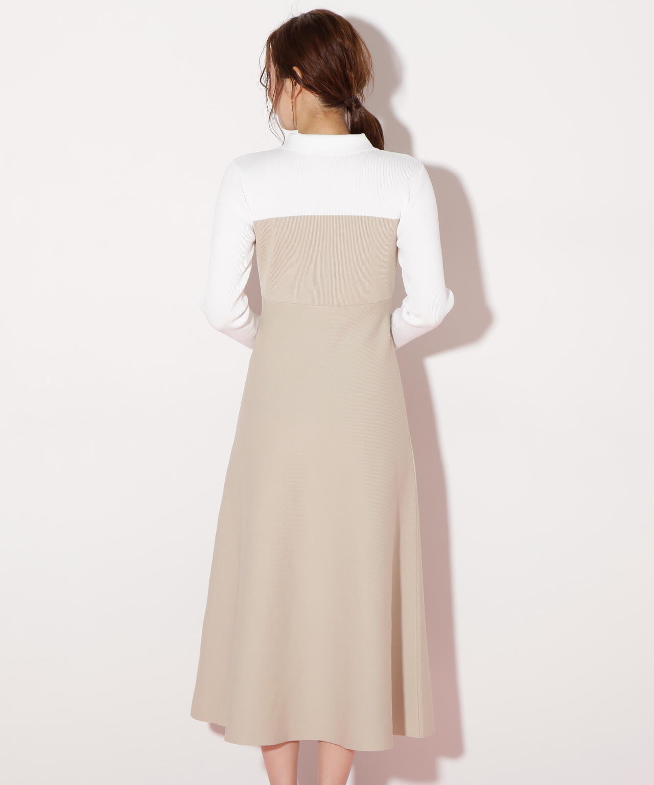 2wayタイ付ソウバリフレアワンピース