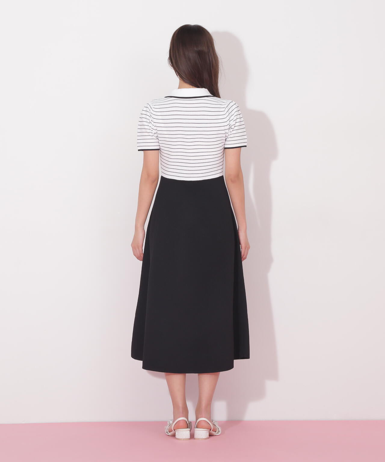 半袖ポロシャツワンピース