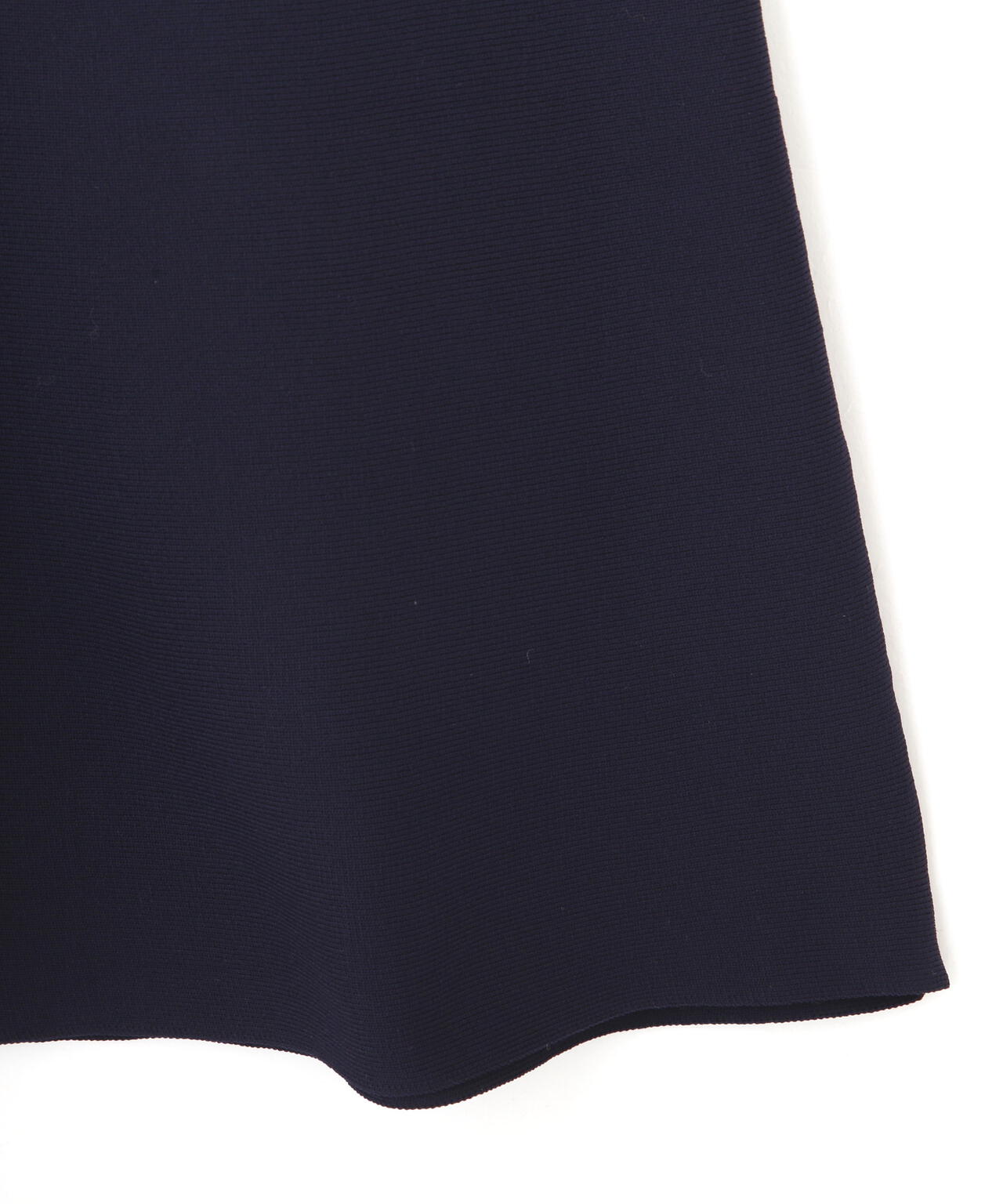 配色パイピングリブニットワンピース