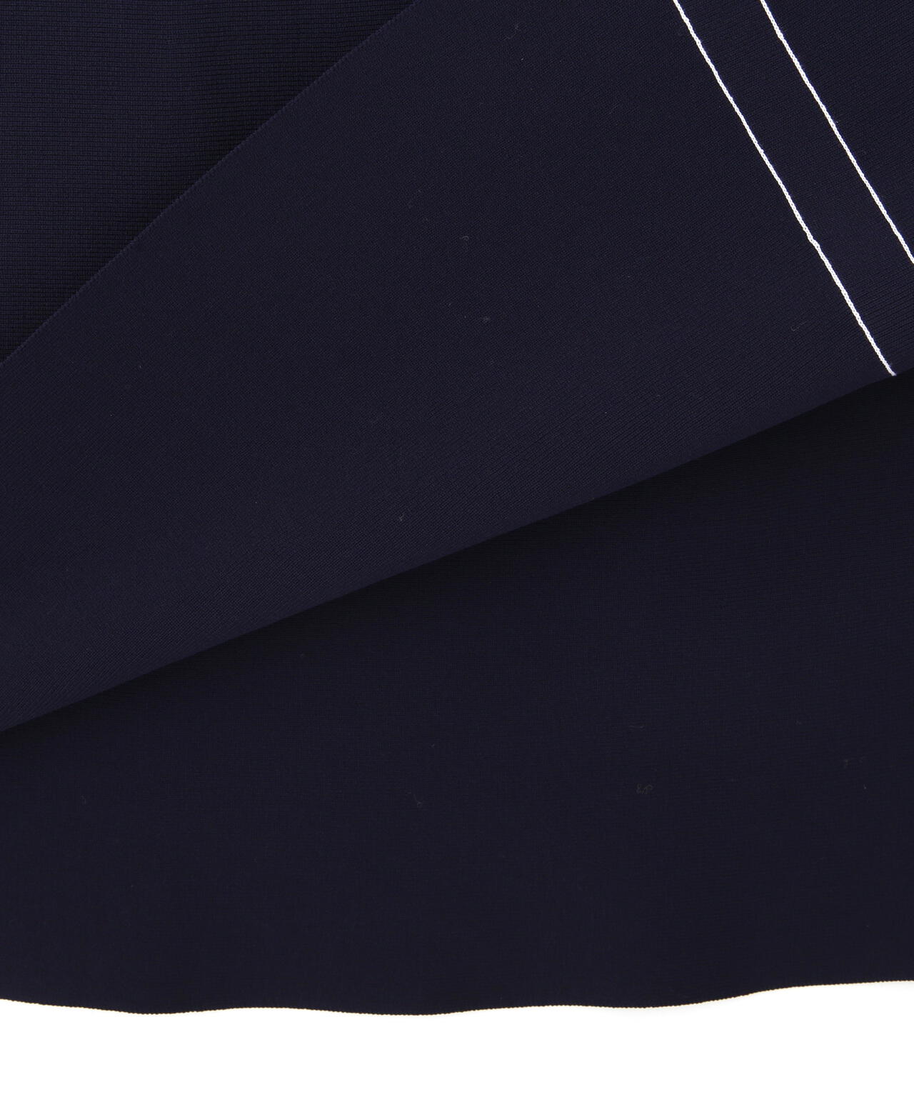 配色パイピングリブニットワンピース