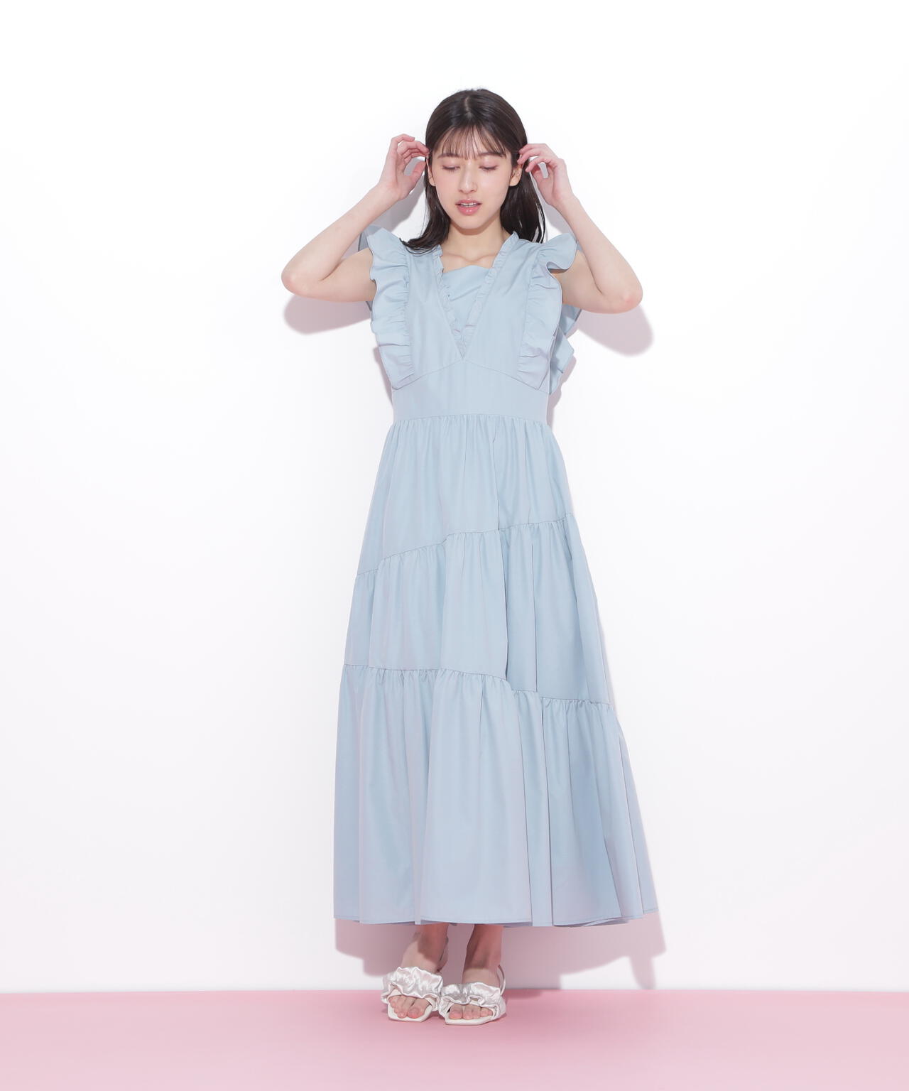 ティアードワンピース