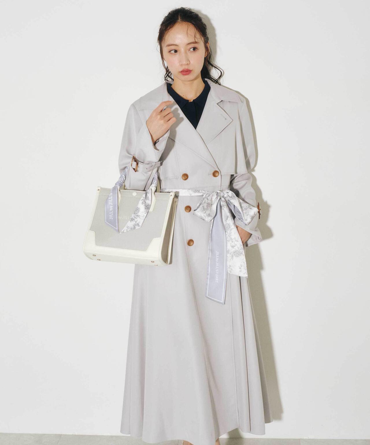 【6/12 10:00~6/15 SPECIAL COUPON 対象商品】スカーフ付きドレストレンチコート
