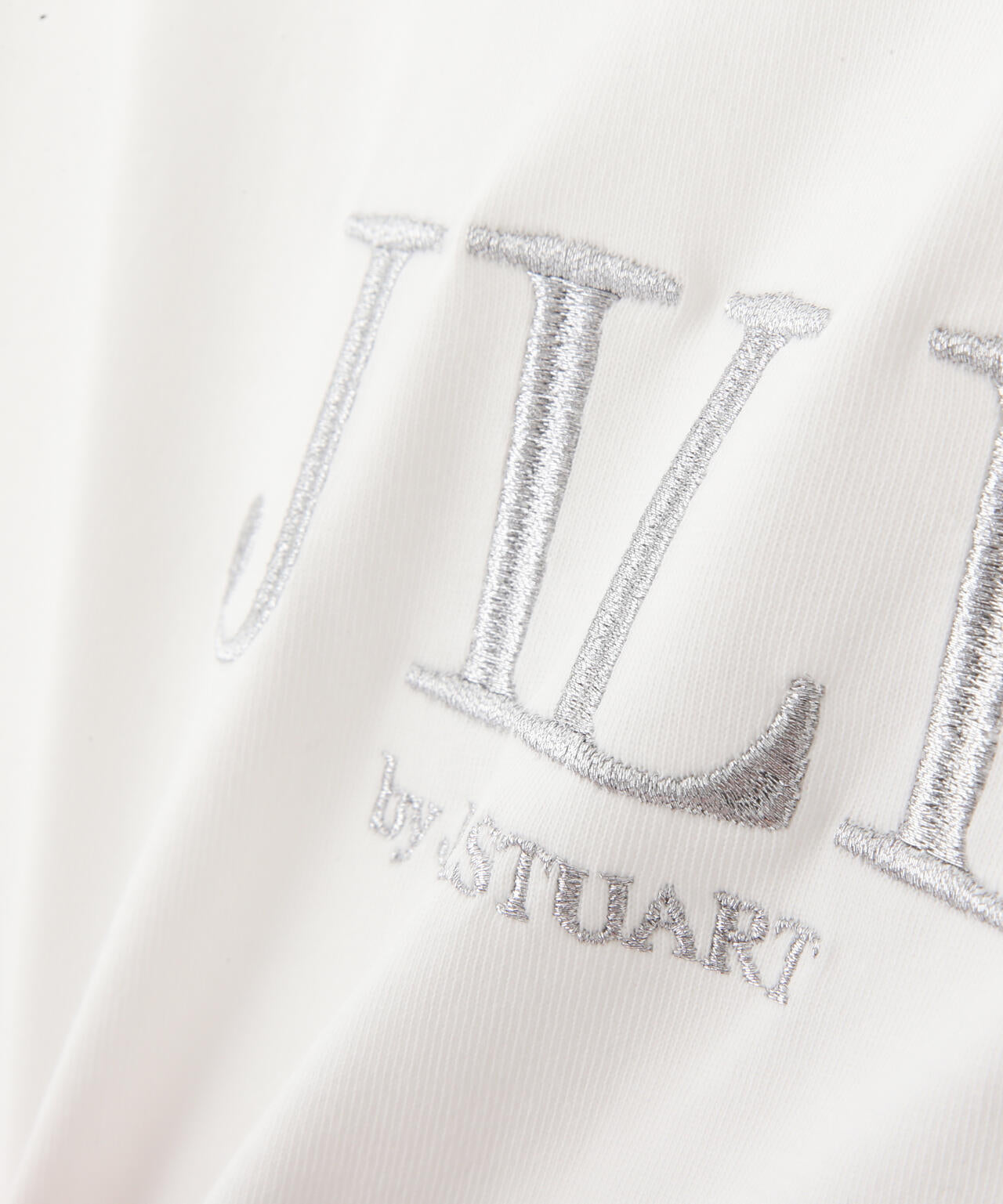 ショート丈刺繍ロゴTシャツオーガニックコットン