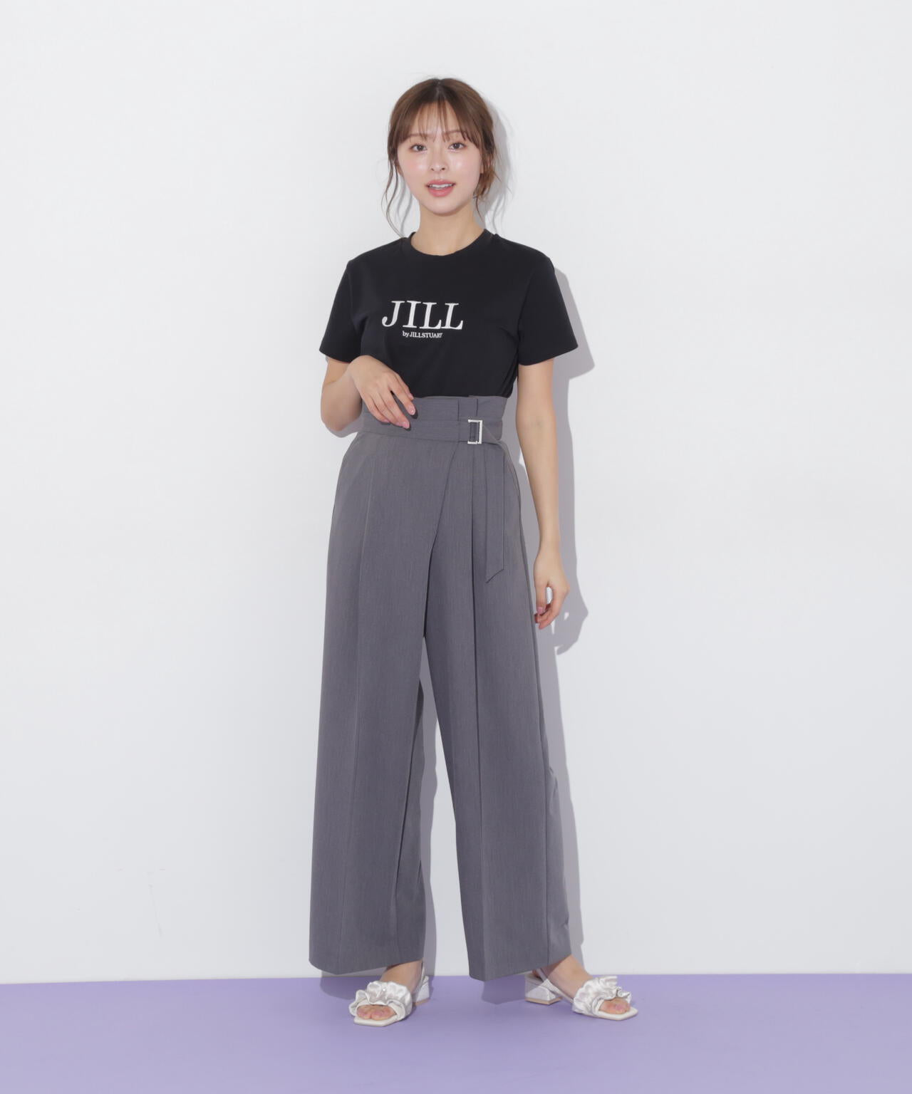 刺繍ロゴTシャツオーガニックコットン