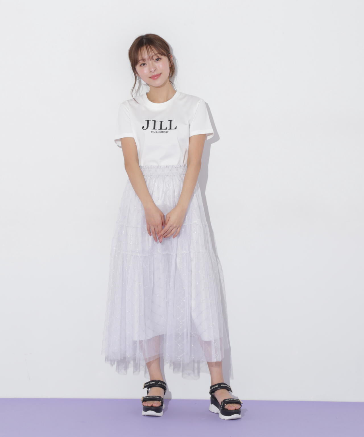 刺繍ロゴTシャツオーガニックコットン