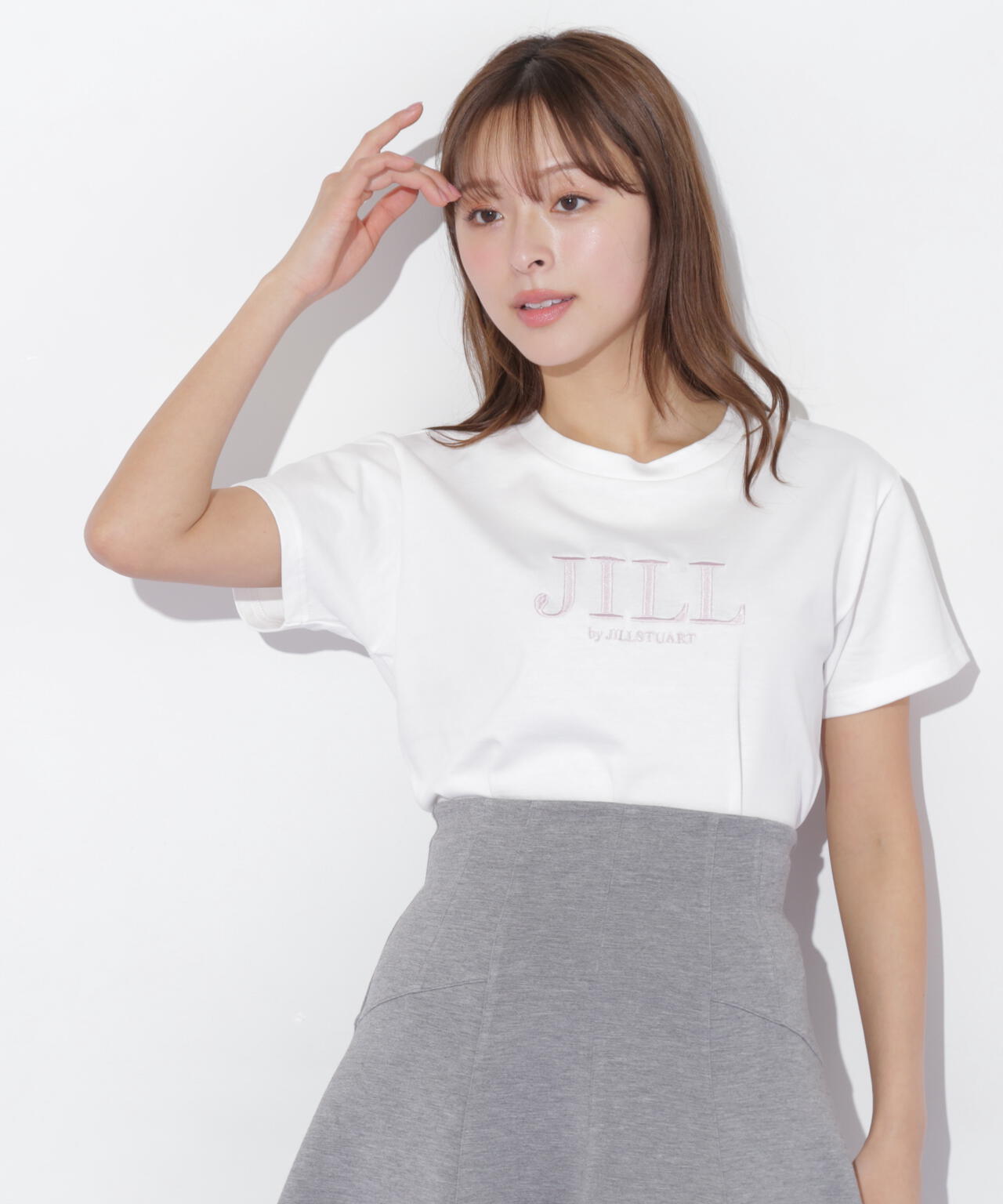 刺繍ロゴTシャツオーガニックコットン