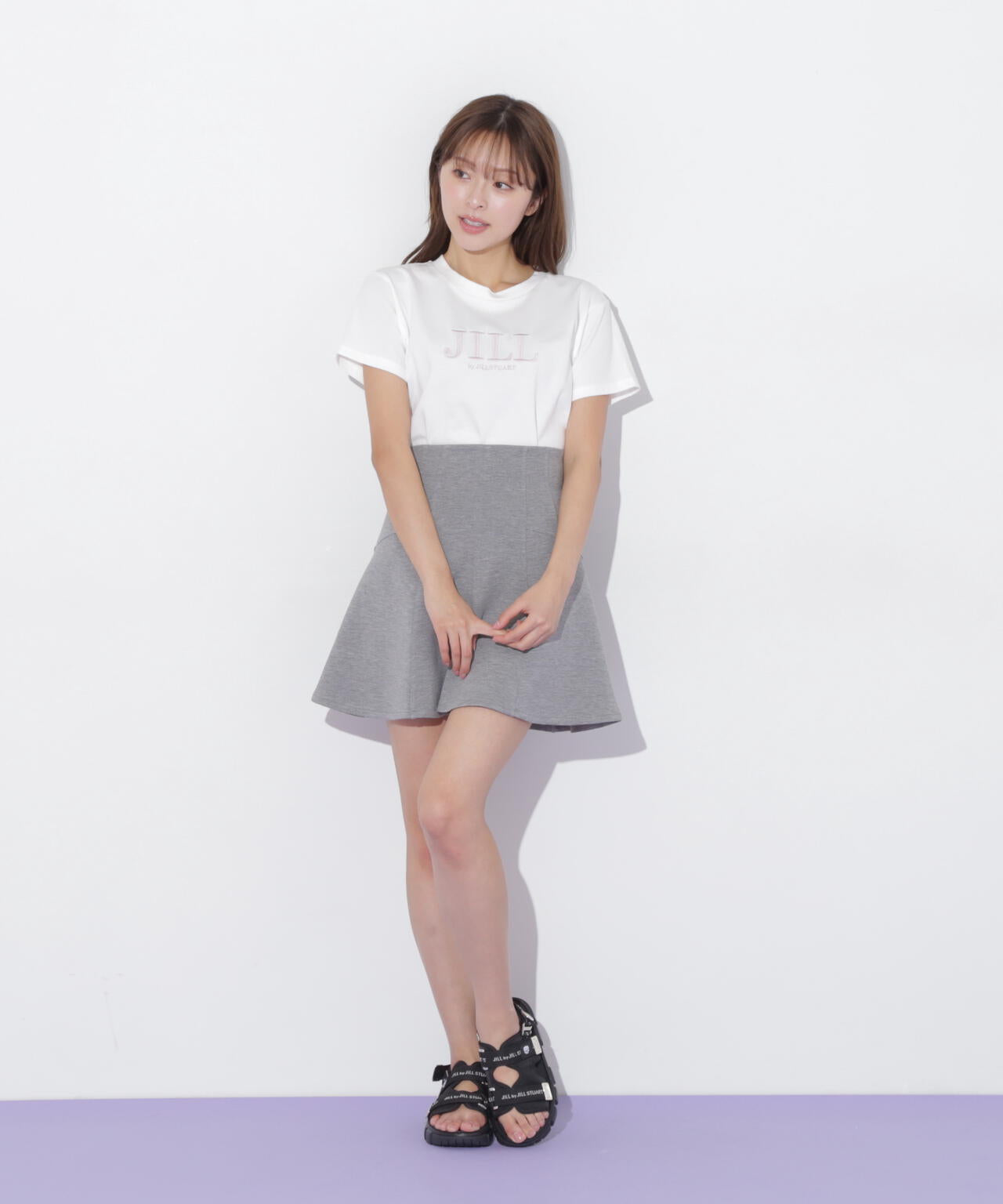 刺繍ロゴTシャツオーガニックコットン