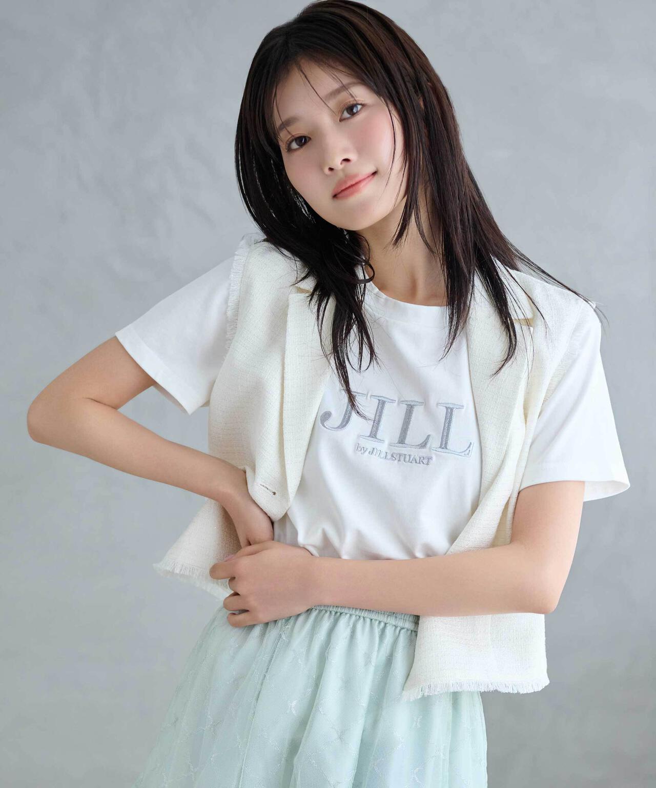 刺繍ロゴTシャツオーガニックコットン