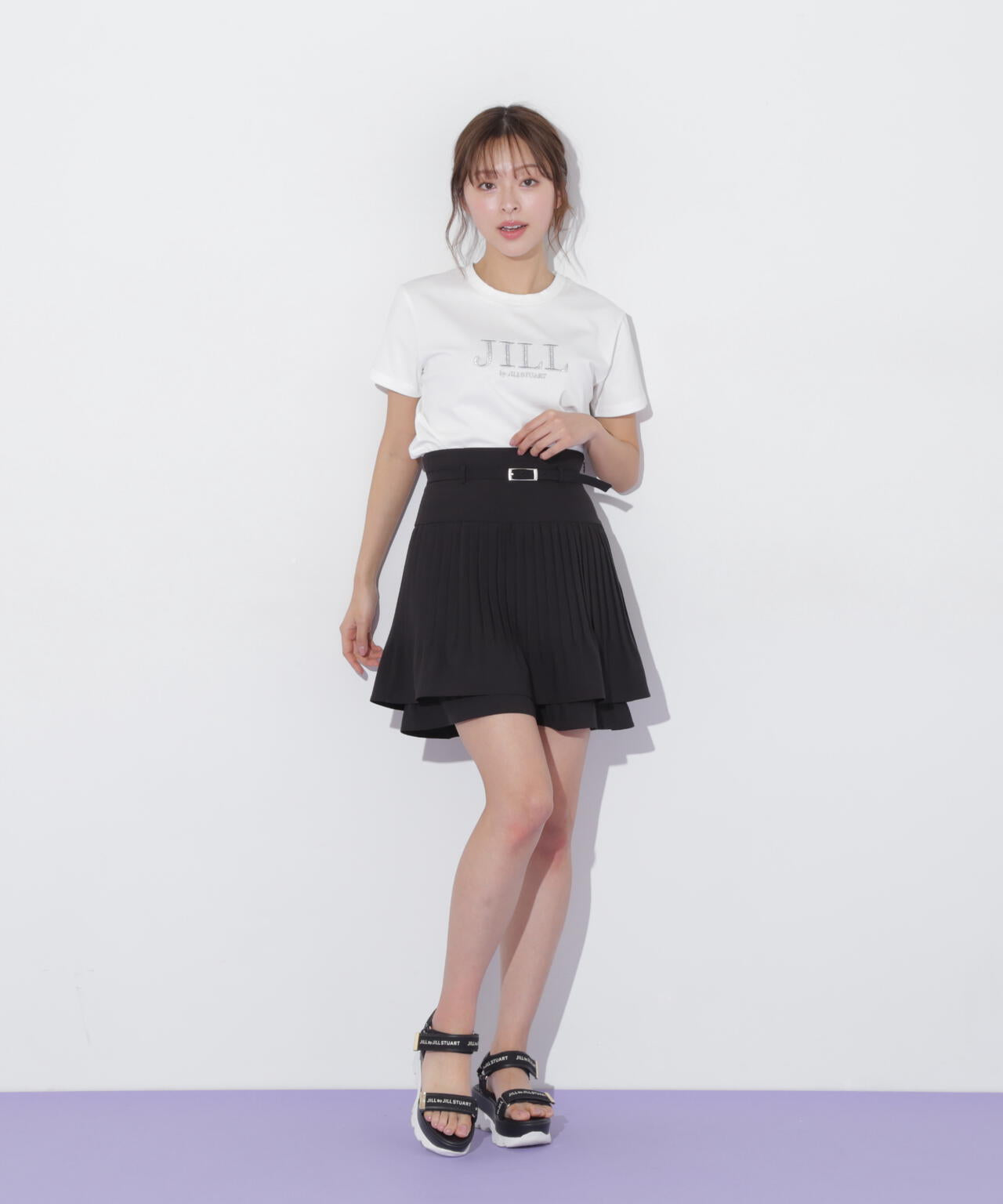 刺繍ロゴTシャツオーガニックコットン