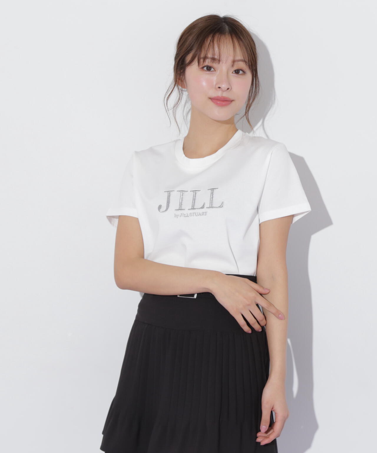 刺繍ロゴTシャツオーガニックコットン