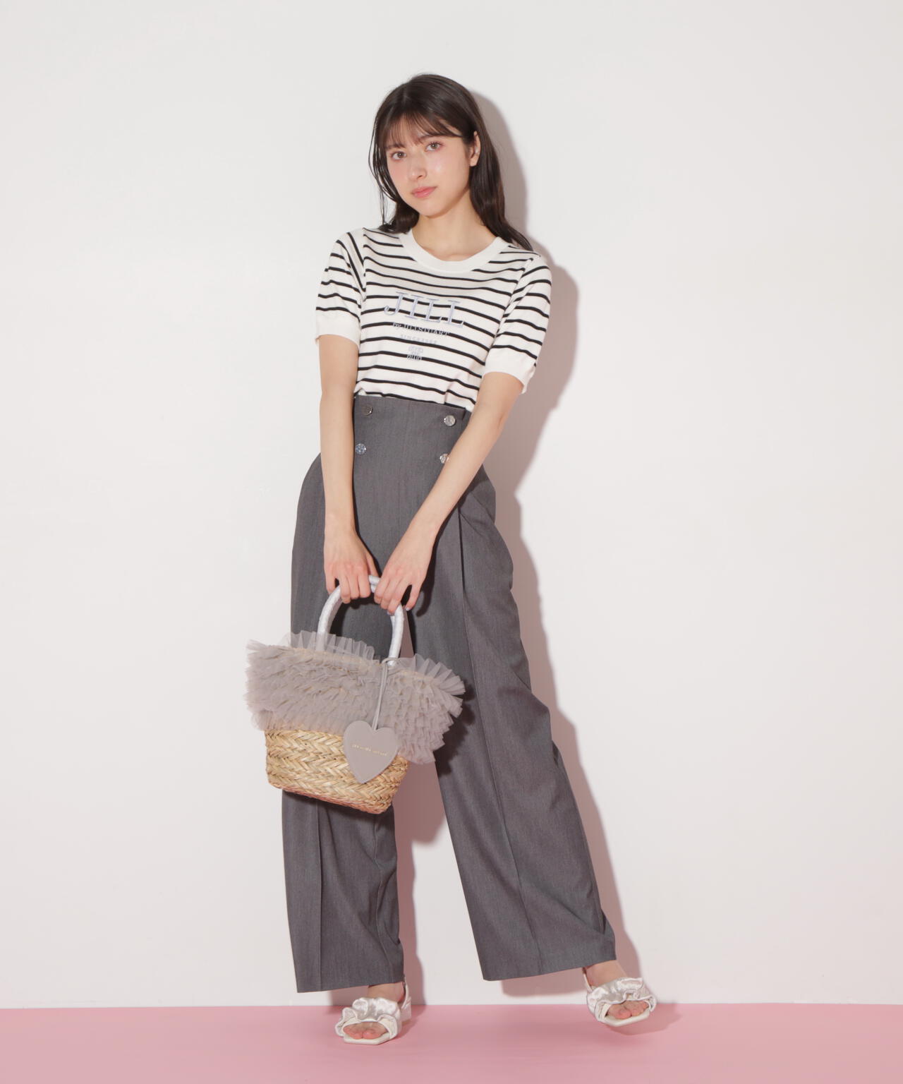 フリルバスケット