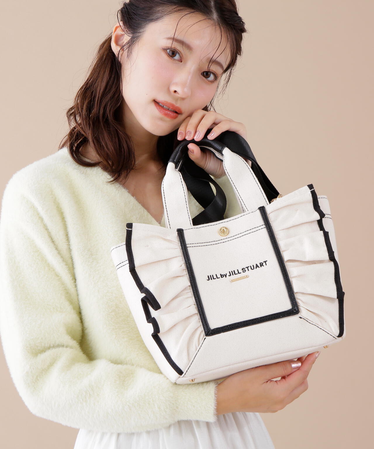 【6/12 10:00~6/15 SPECIAL COUPON 対象商品】フレームフリルトート小