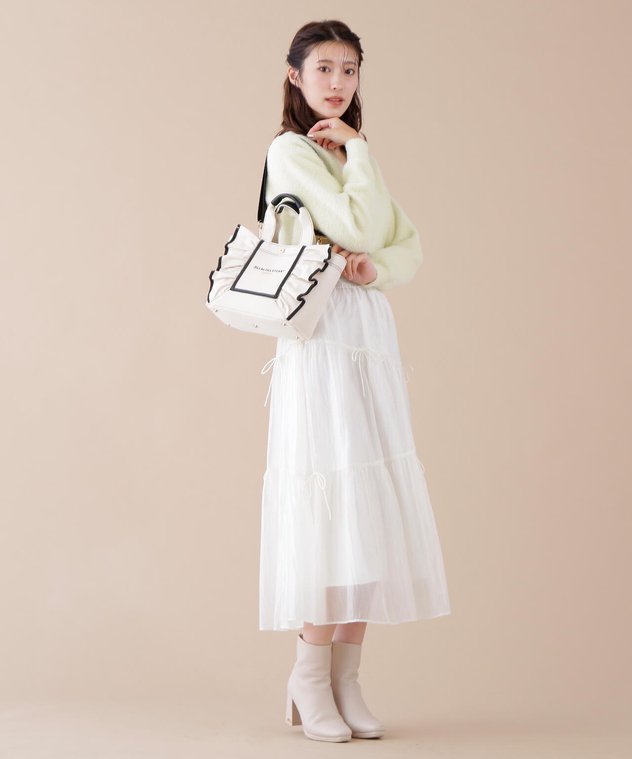 【6/12 10:00~6/15 SPECIAL COUPON 対象商品】フレームフリルトート小