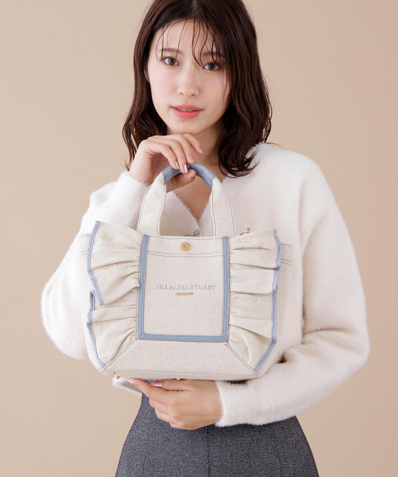 【6/12 10:00~6/15 SPECIAL COUPON 対象商品】フレームフリルトート小