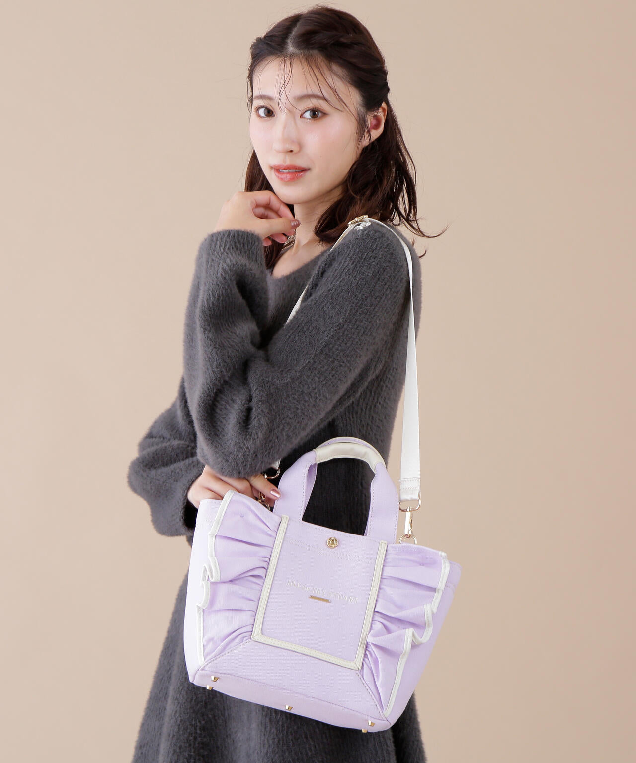 【6/12 10:00~6/15 SPECIAL COUPON 対象商品】フレームフリルトート小