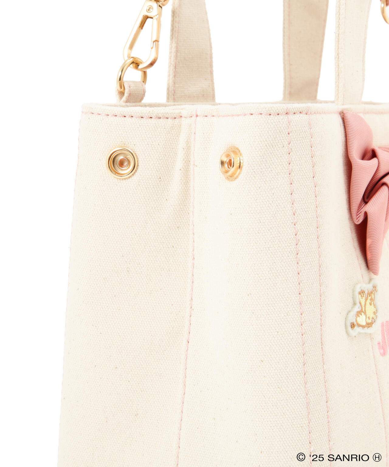 マイメロディ×リボンステッチトートバッグ