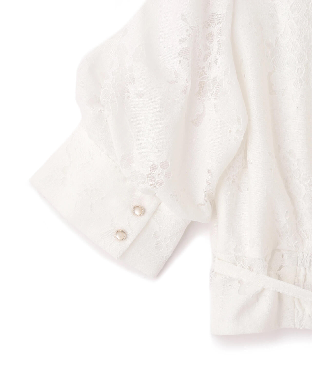 ウエストビスチェデザインブラウス