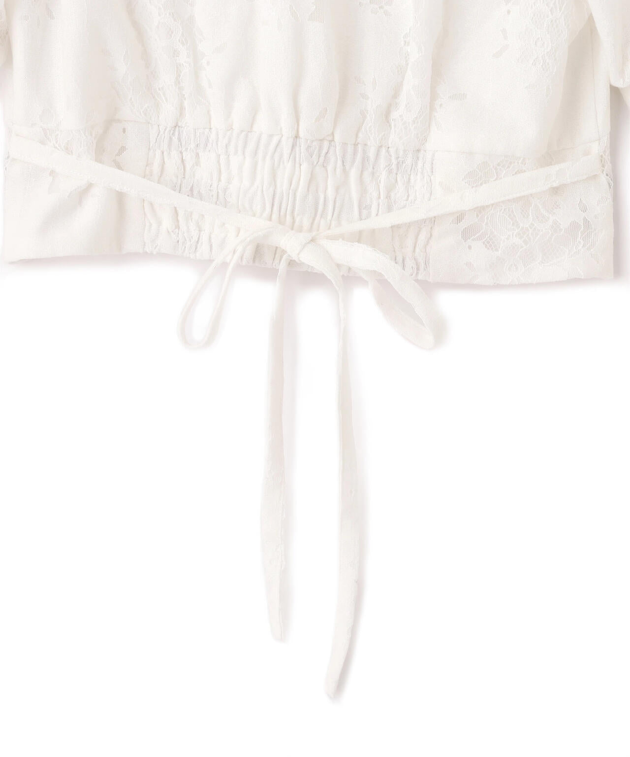 ウエストビスチェデザインブラウス