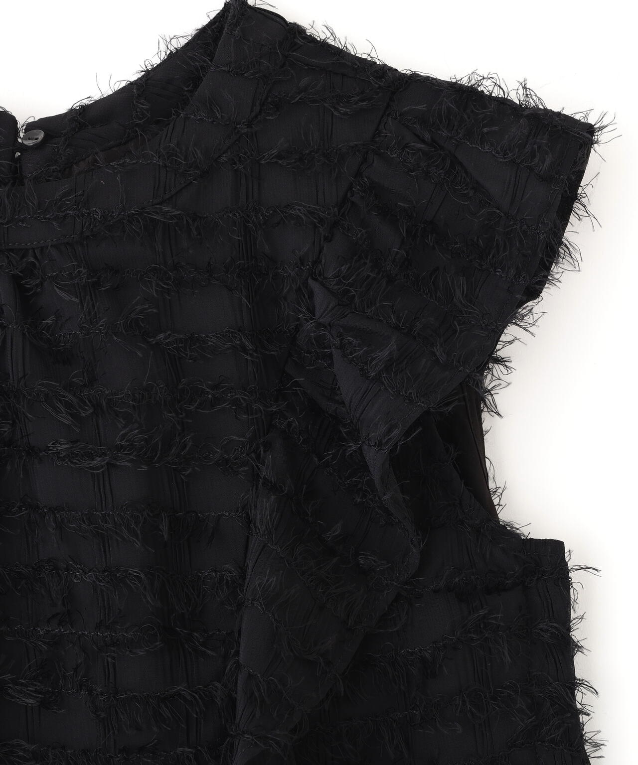 フェザーチェックブラウス