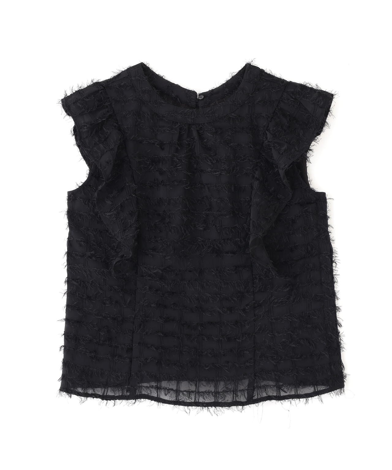 フェザーチェックブラウス