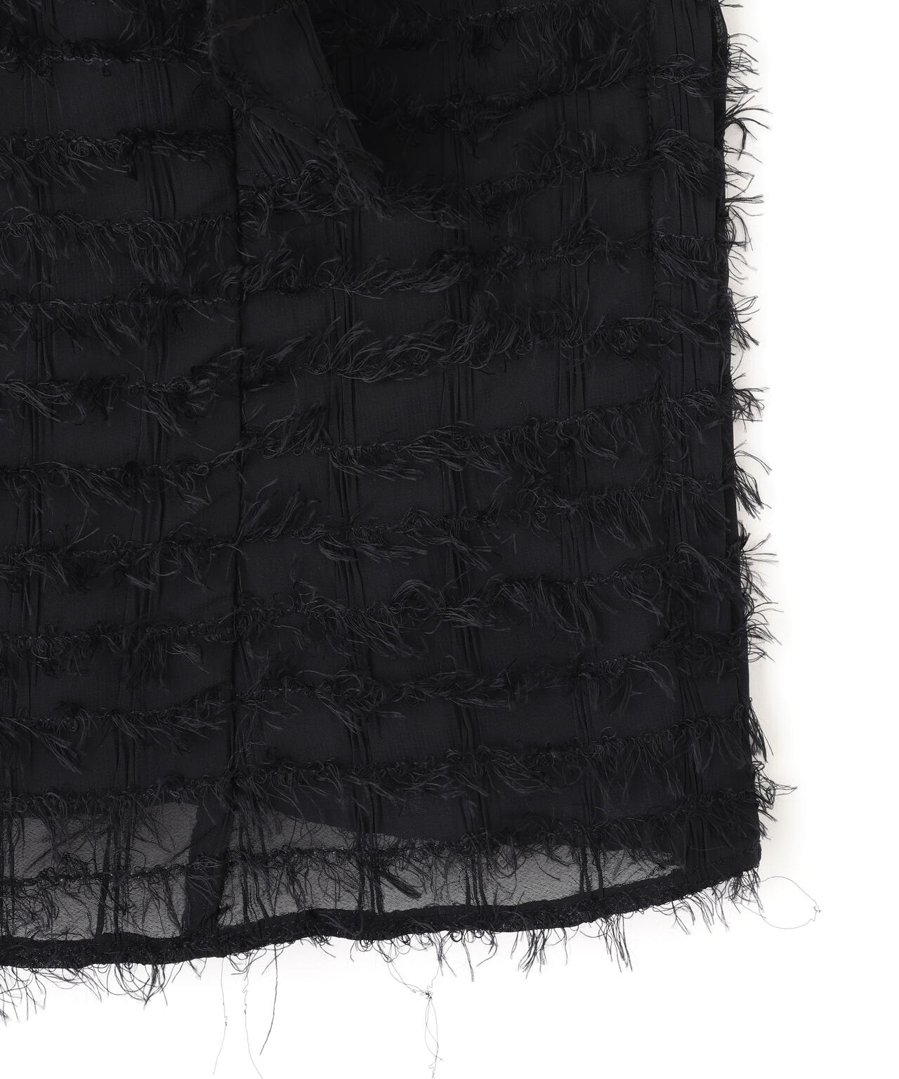 フェザーチェックブラウス