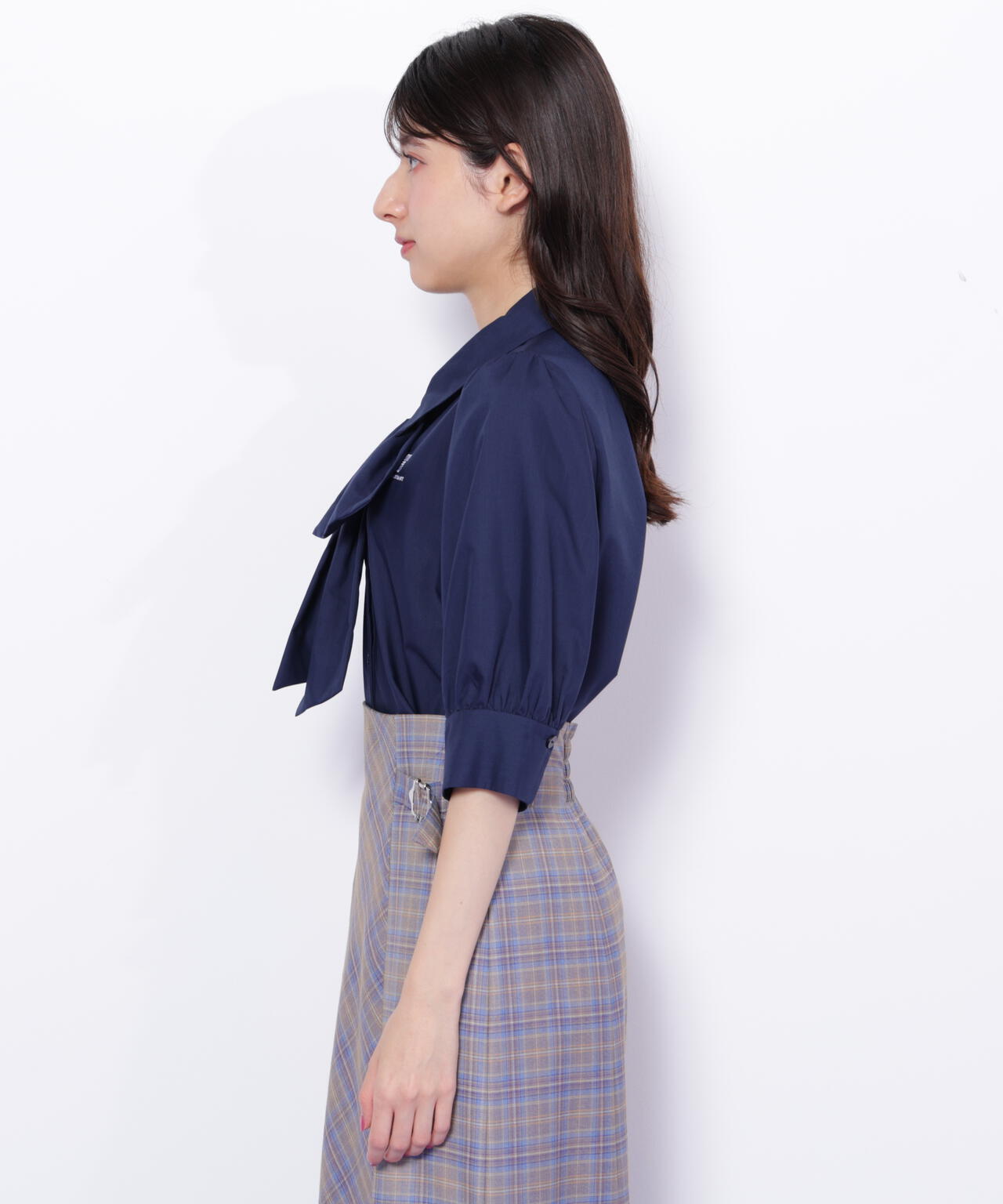 リボンボウタイブラウス