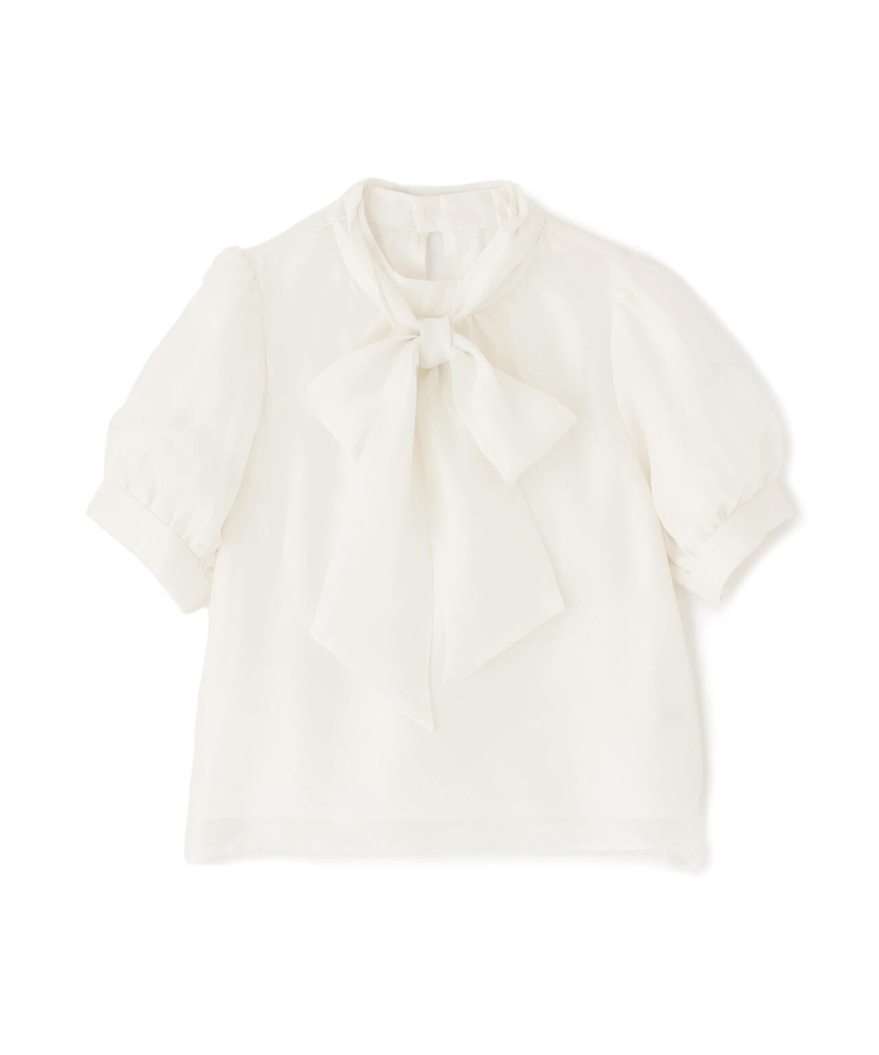 バルーンスリーブボウタイブラウス