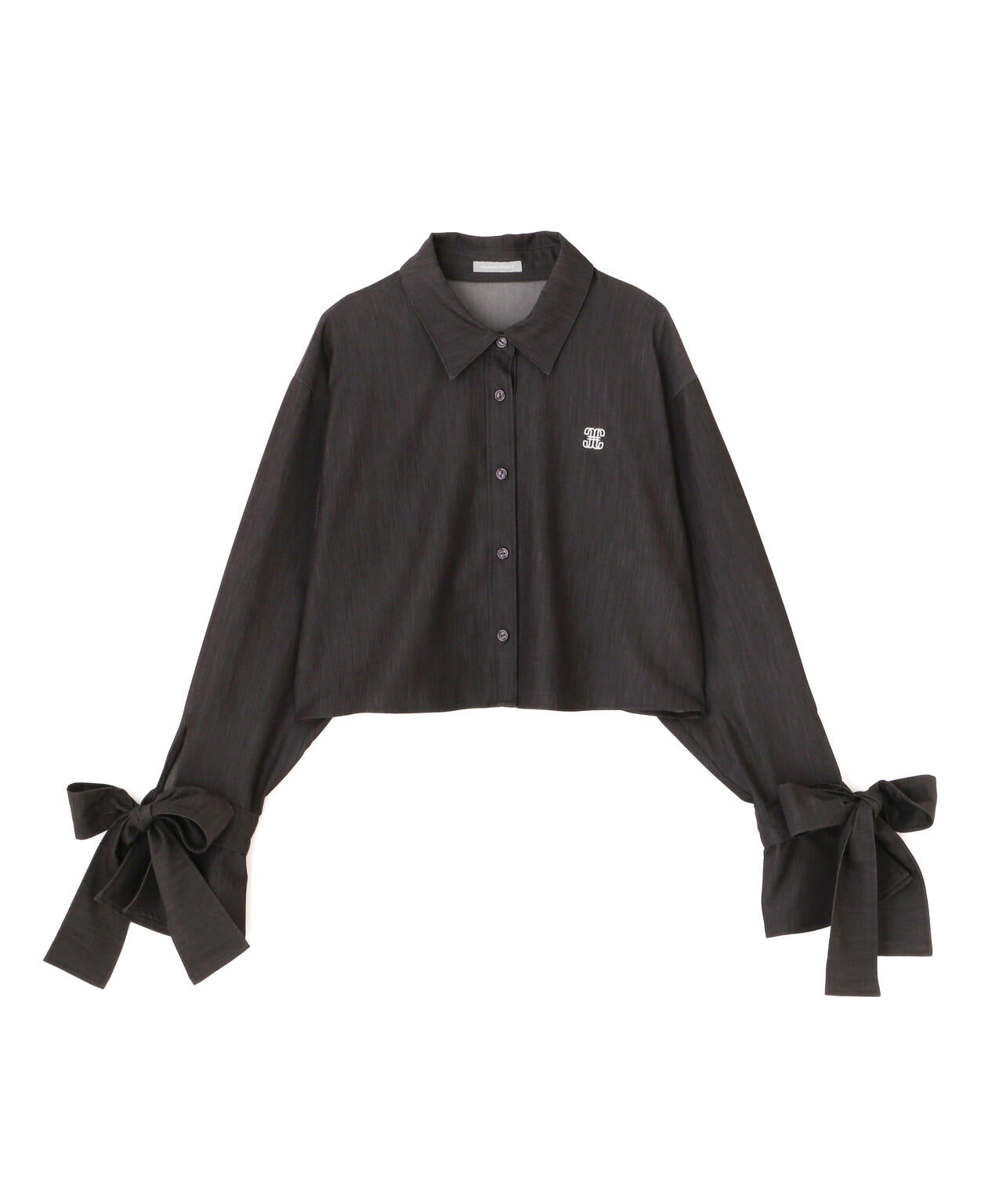 アイコニック袖リボンブラウス