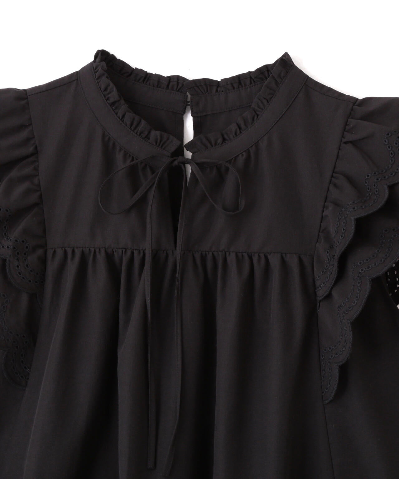 カットワークティアードチュニック