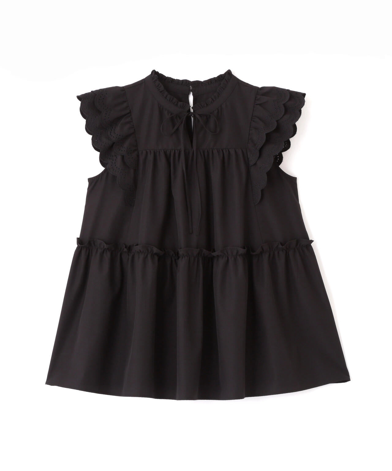 カットワークティアードチュニック