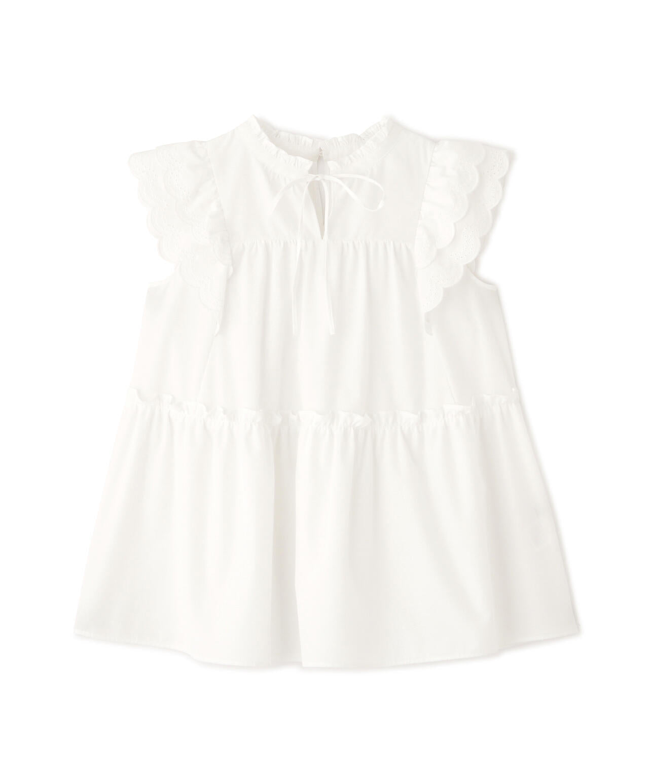 カットワークティアードチュニック