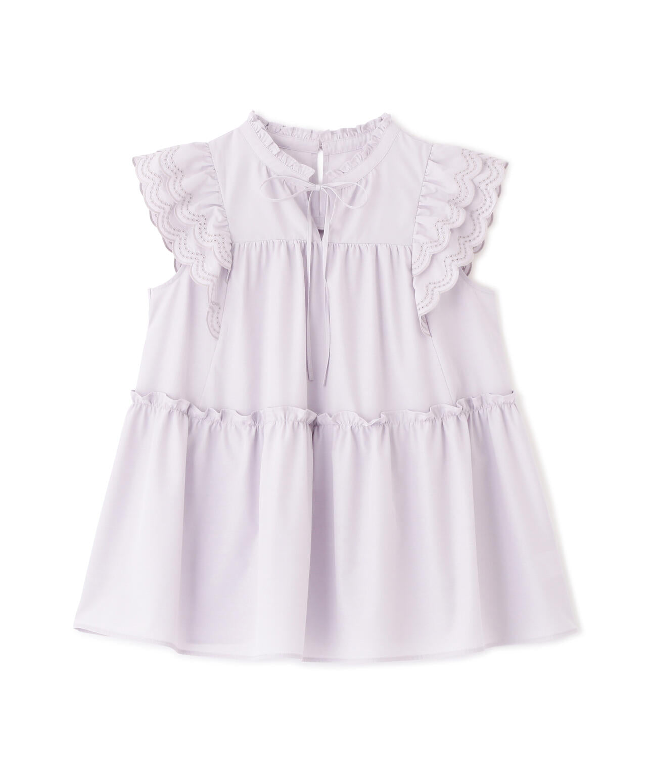 カットワークティアードチュニック