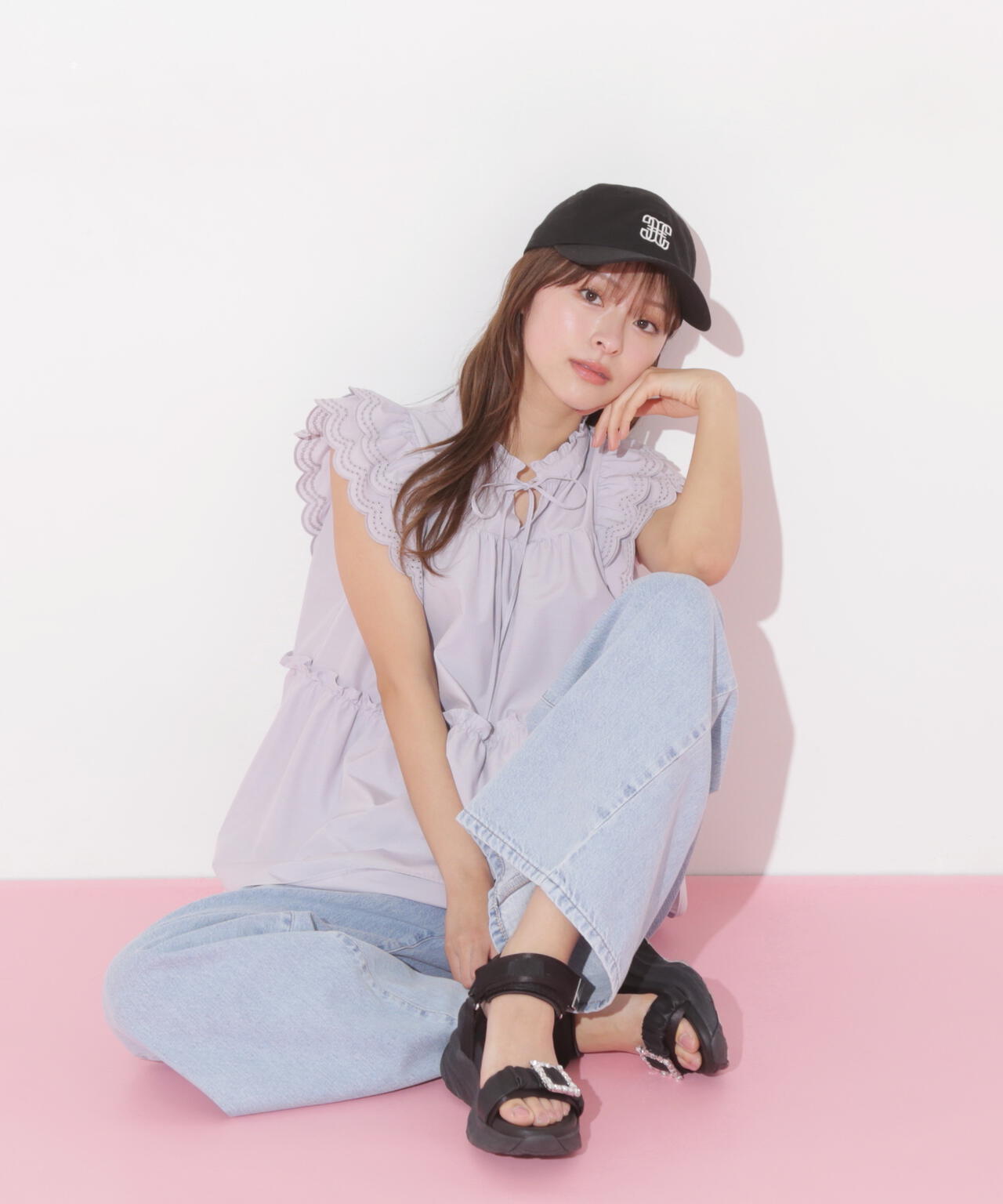 カットワークティアードチュニック