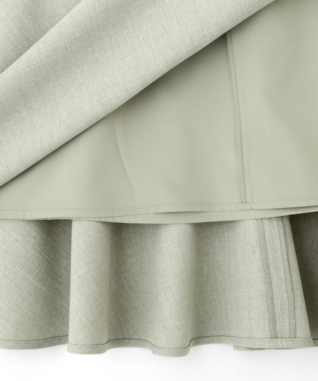 フロントファスナーマーメイドスカート