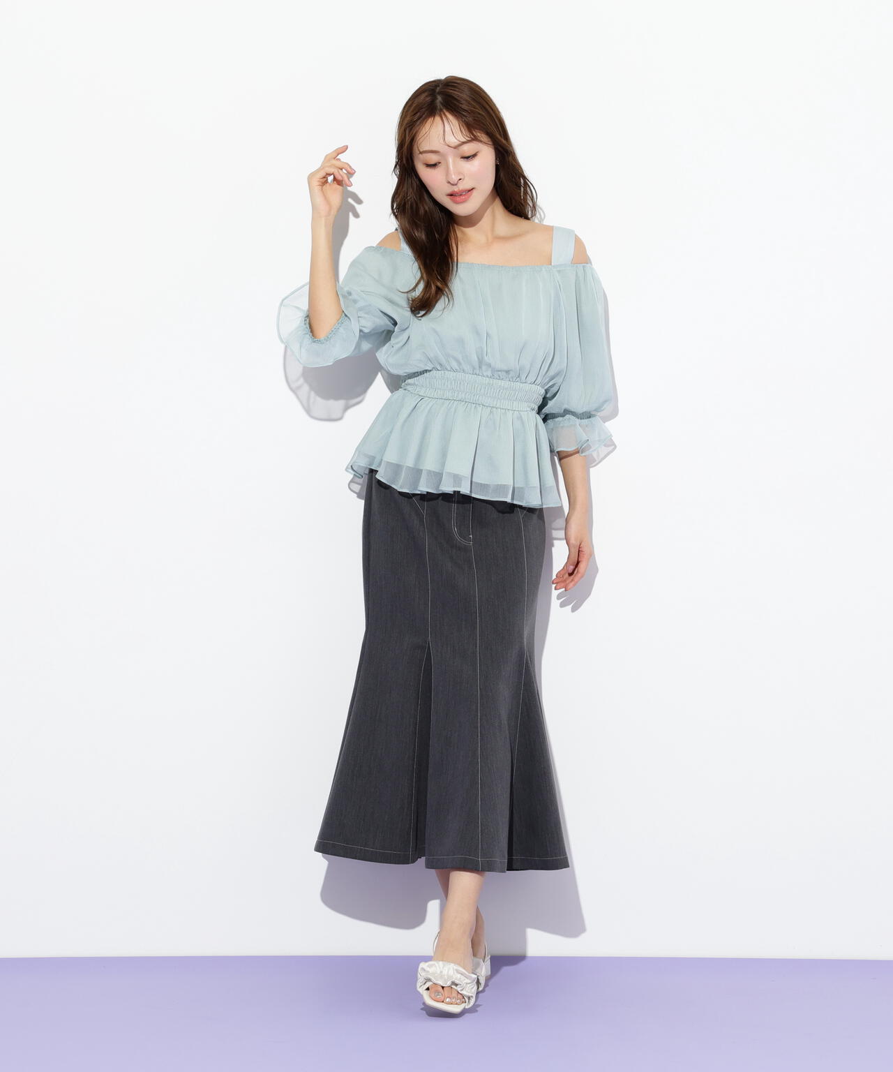 ストレッチマーメイドスカート