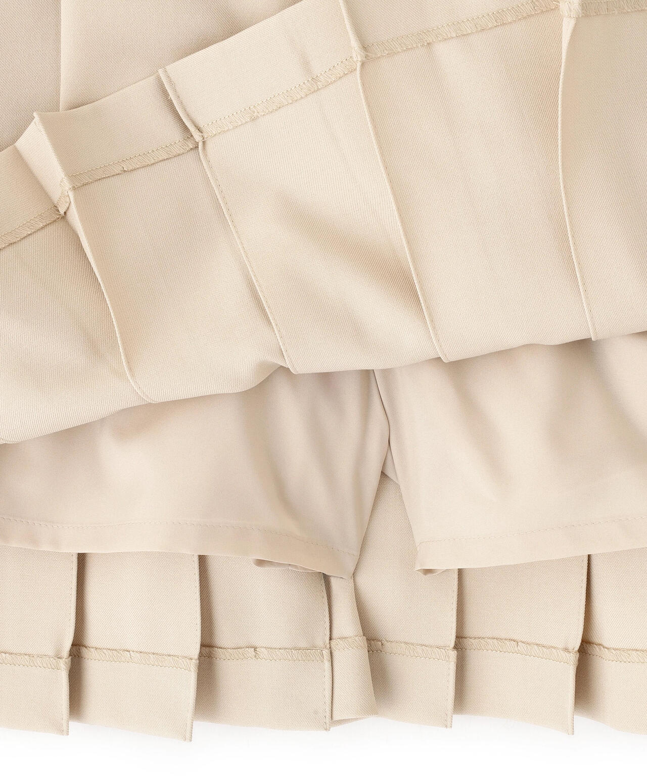 レイヤードミニスカート