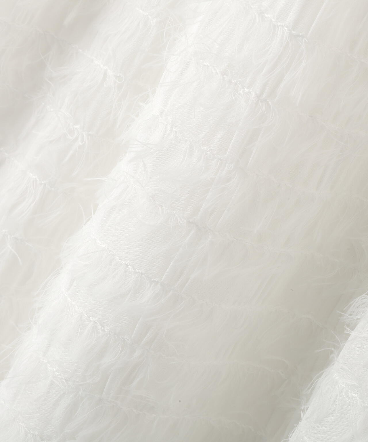 フェザーチェックスカート