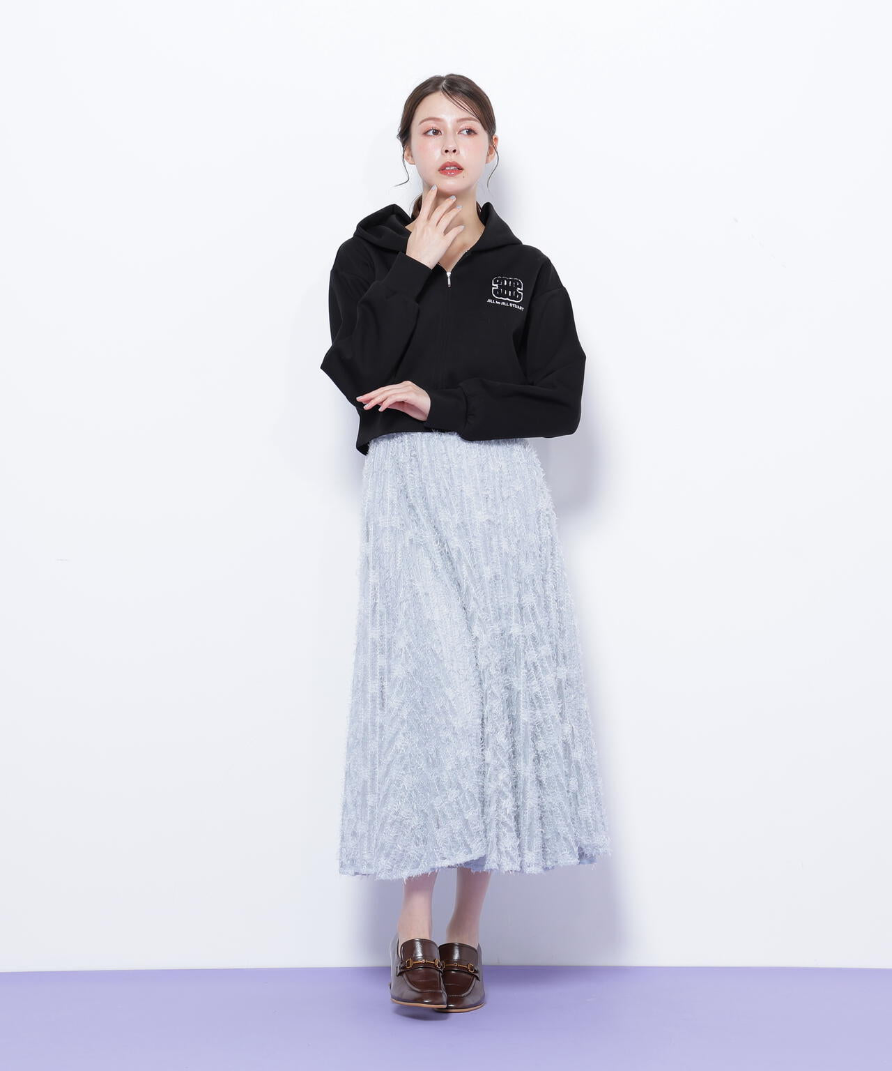 フェザーテープチュールスカート