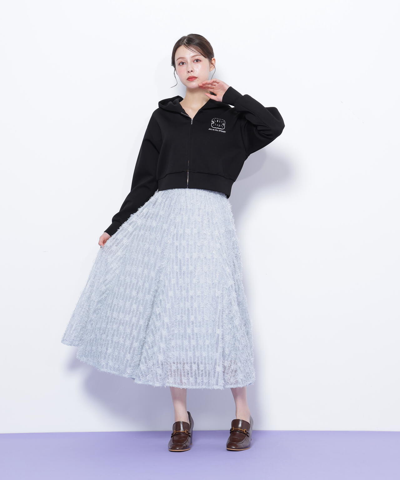 フェザーテープチュールスカート