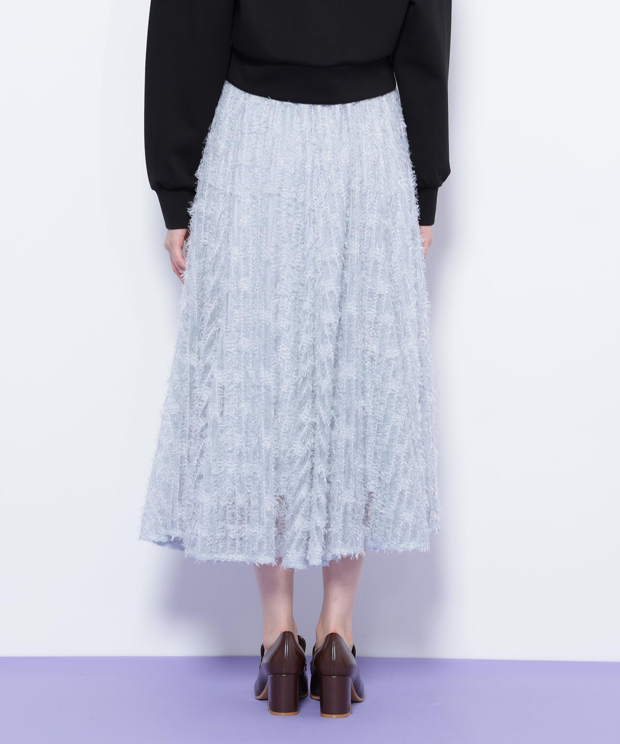 フェザーテープチュールスカート