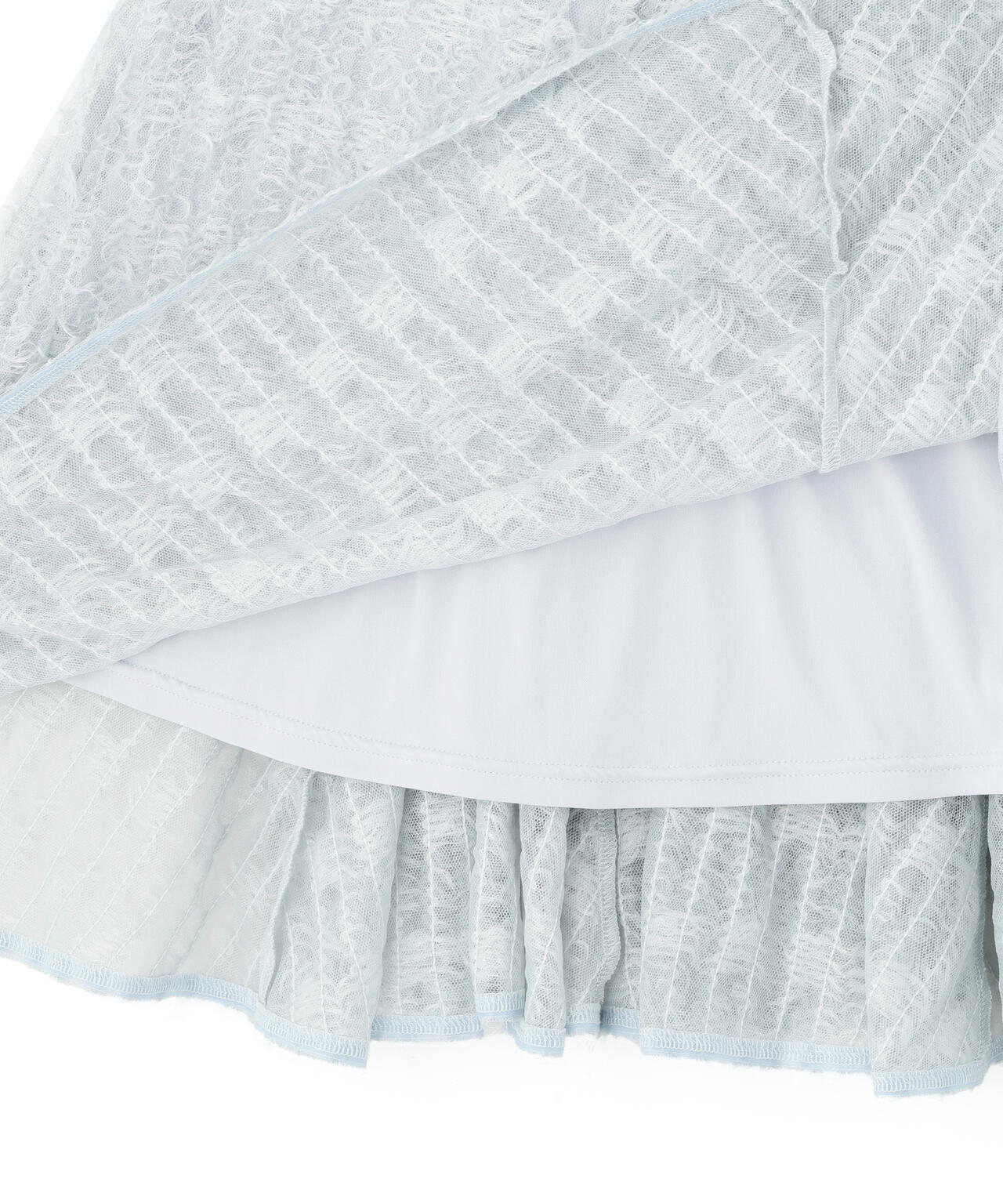 フェザーテープチュールスカート