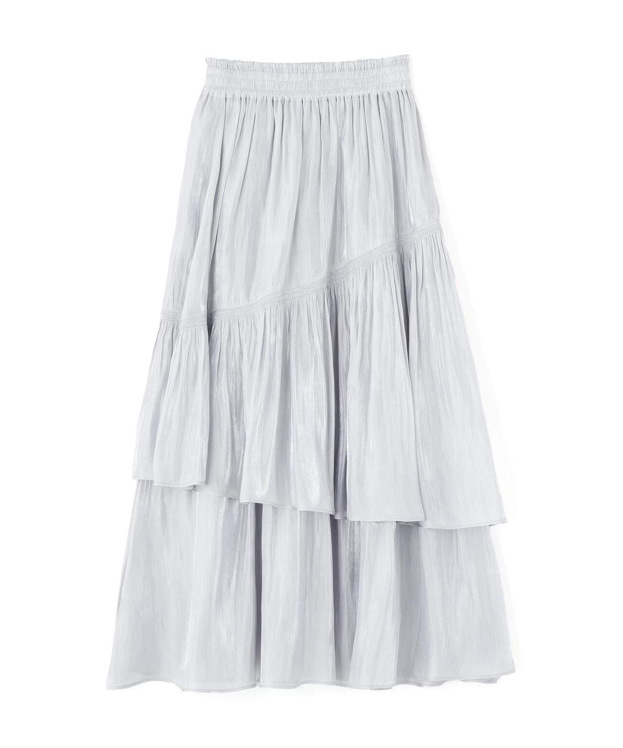 割繊ティアードスカート