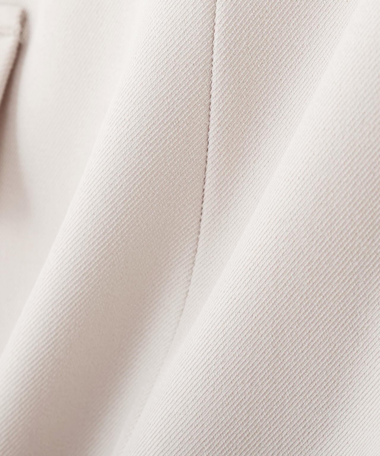 <セットアップ対応>ベルト付ベーシックツイルミニスカート