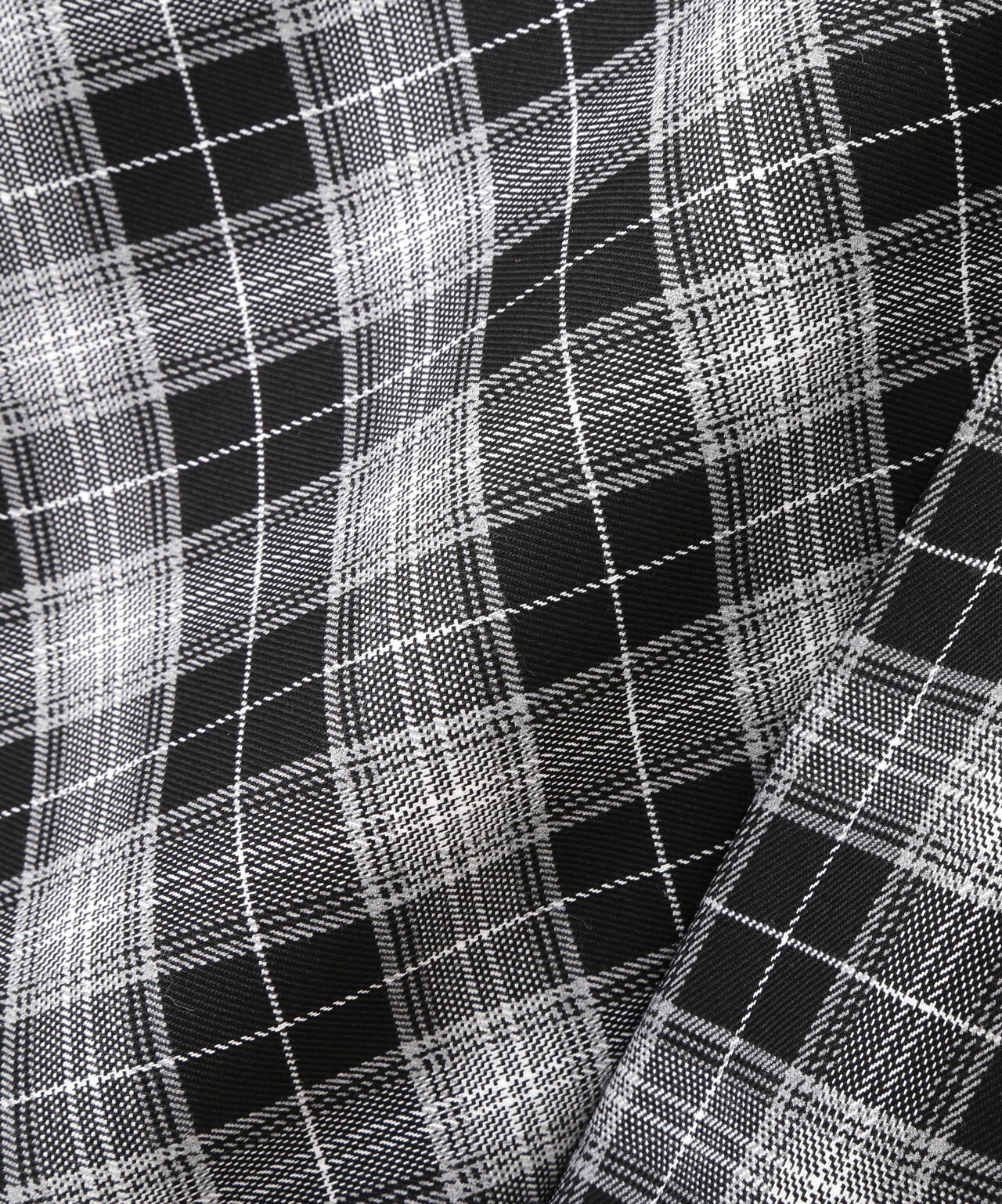 チェックマーメイドスカート