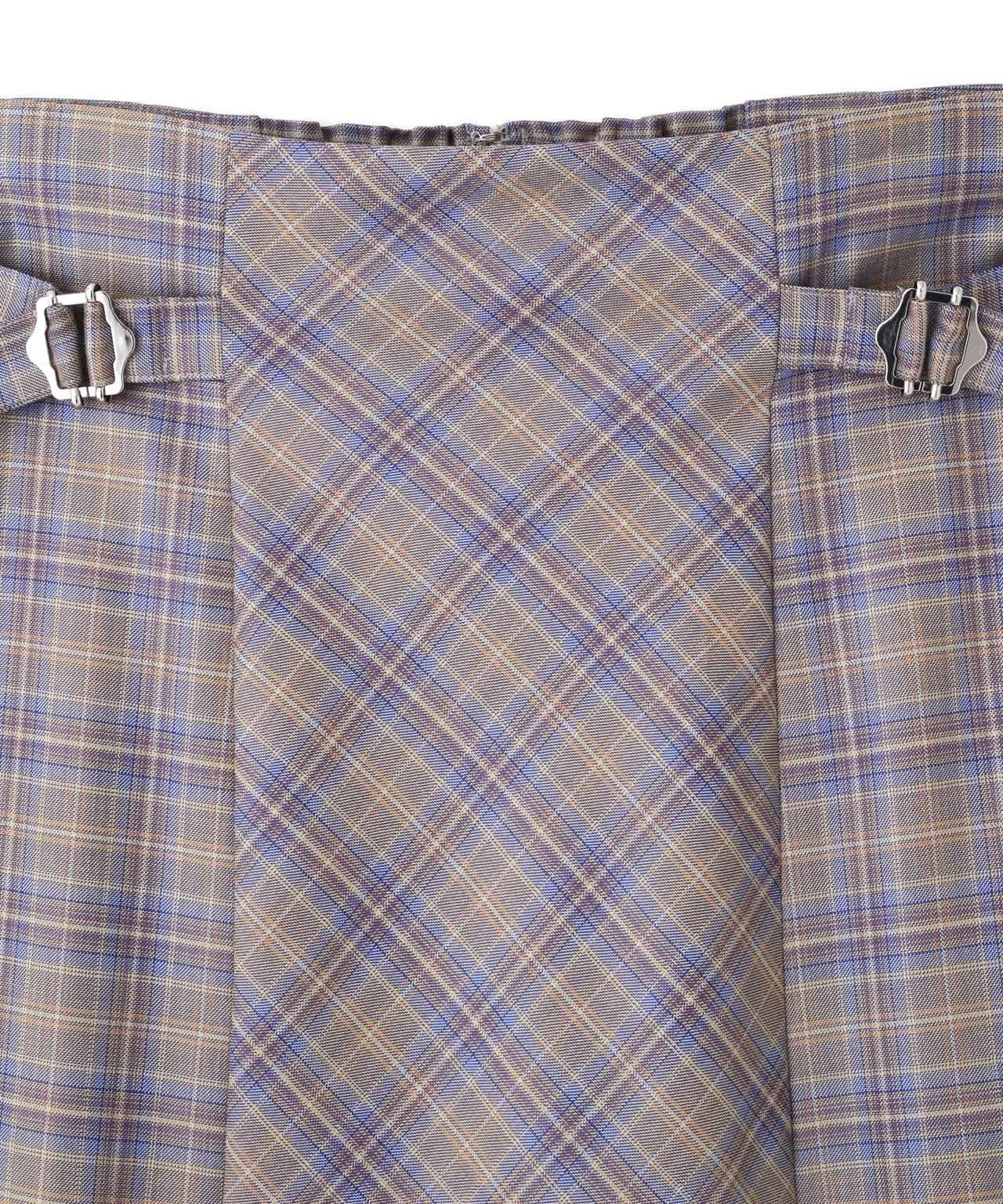 チェックマーメイドスカート