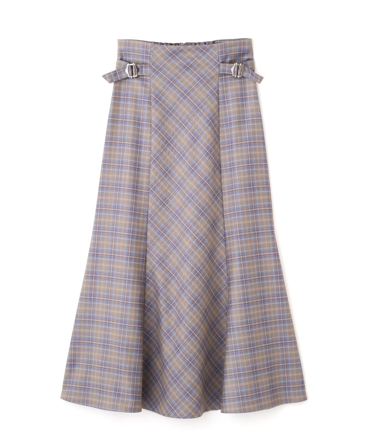 チェックマーメイドスカート