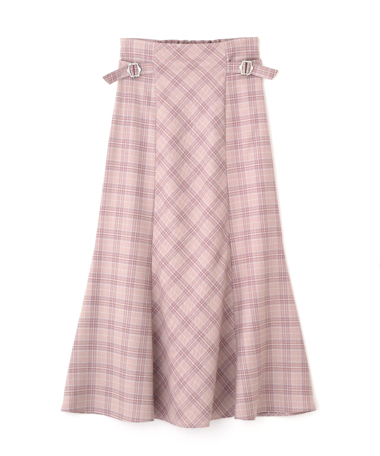 チェックマーメイドスカート