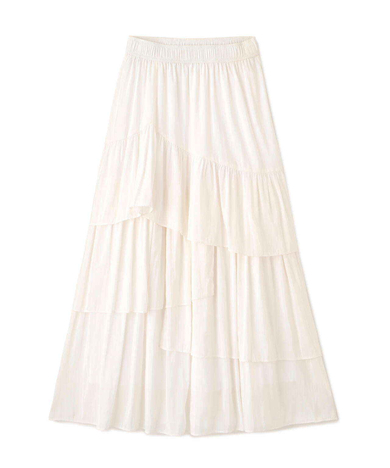 アシメティアードスカート