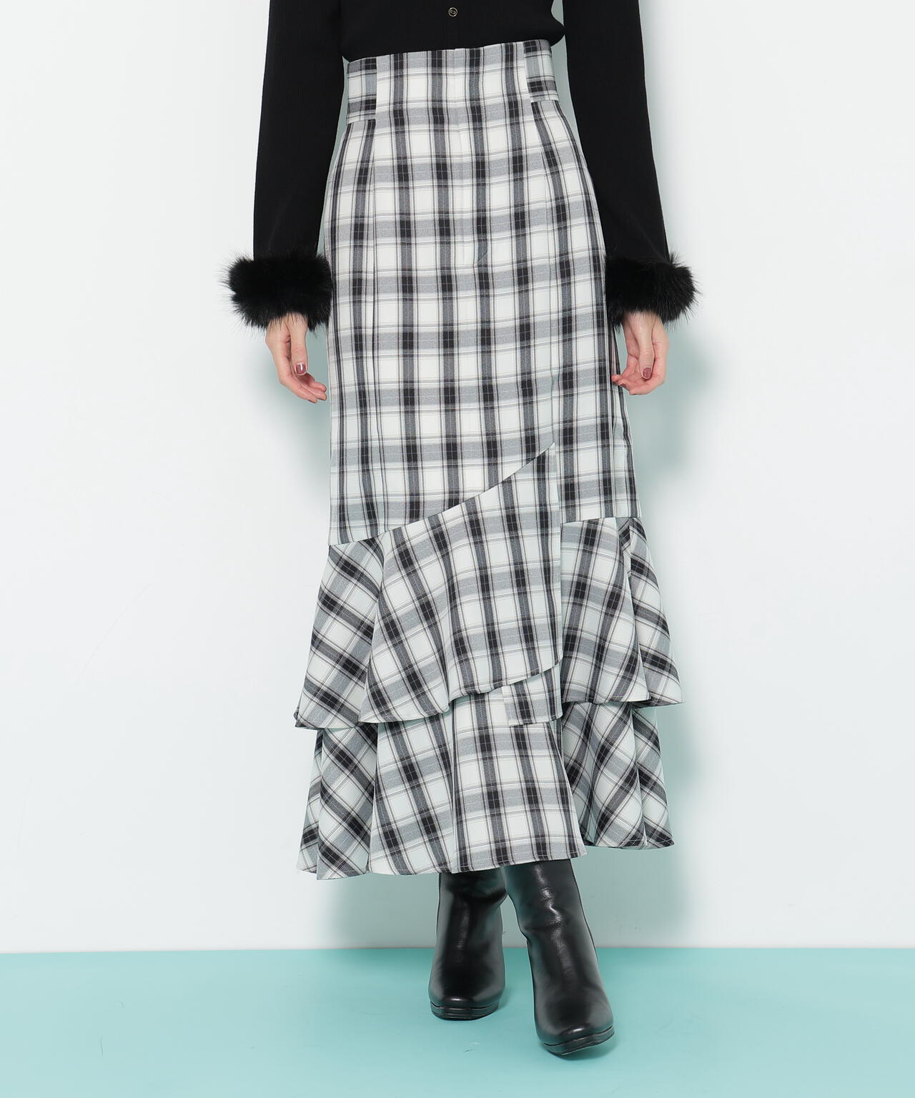 ナローマーメイドスカート