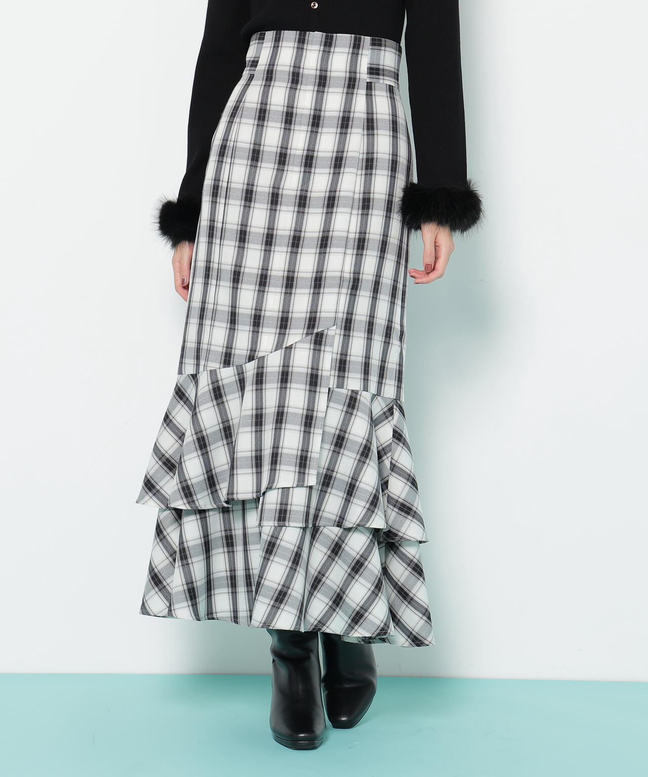 ナローマーメイドスカート